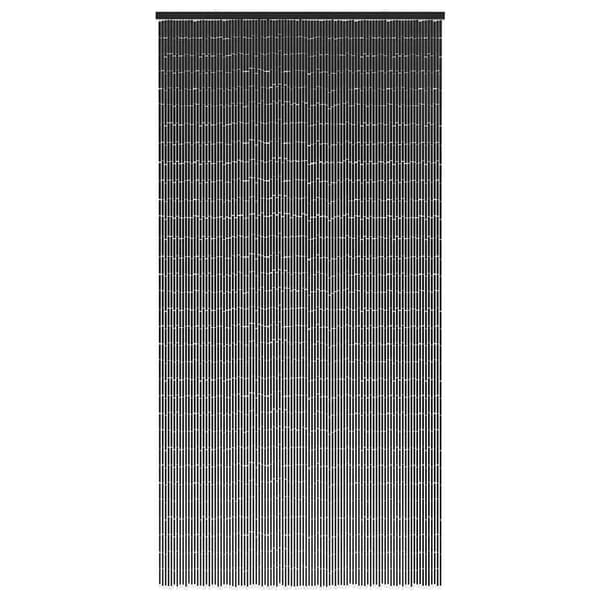 Insektsdörrgardin mörkgrå 90x220 cm bambu