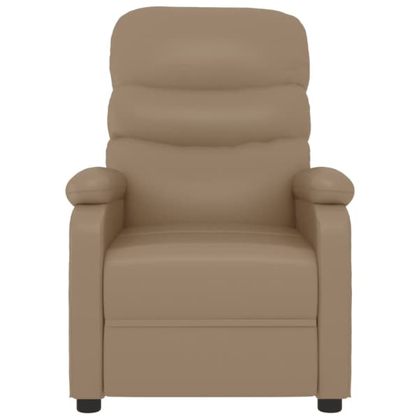 Massagefåtölj cappuccino konstläder