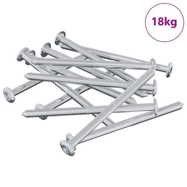 Skruv 1200 pcs Silver M6 x 85 mm Stål