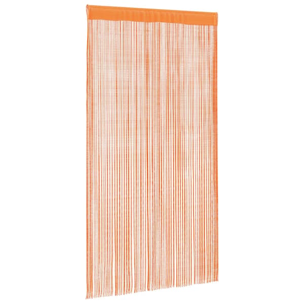 Stränggardiner 2 st orange 140x250 cm
