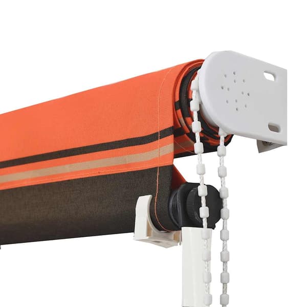 Markis 150x150 cm orange och brun
