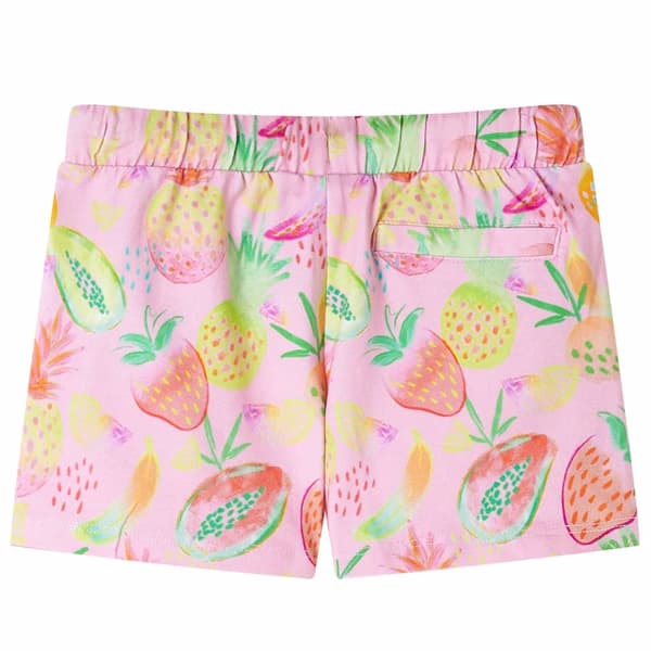 Barnshorts med snöre mild rosa 116