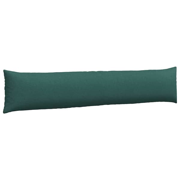 Sofakuddar 2 pcs Mörkgrön 200 x 40 cm tyg