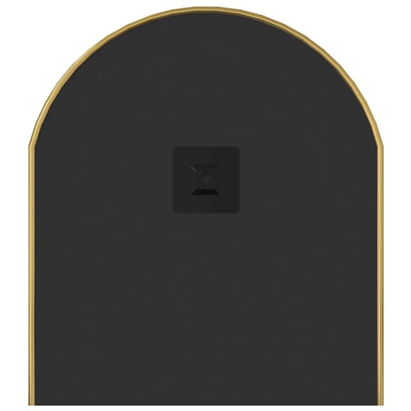Väggspegel guld 80x35 cm oval