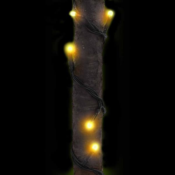 Palmträd med LED varmvit 192 LEDs 300 cm