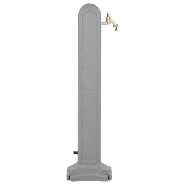 Vattenpost grå stenimitation