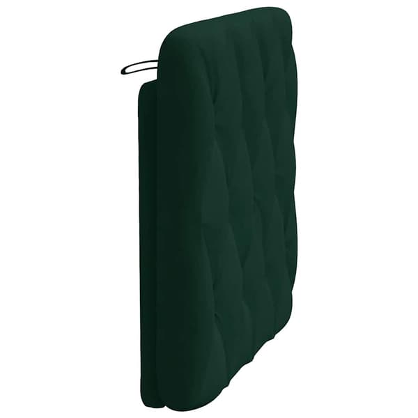 Headboard Cushion Dark Green 80 cm Velvet
