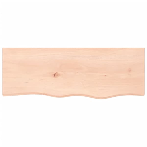 Hyllplan 80x30x2 cm obehandlad massiv ek
