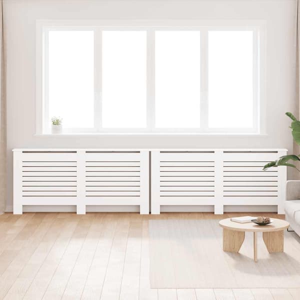 Elementskydd 2 st vit 172x19x81,5 cm MDF