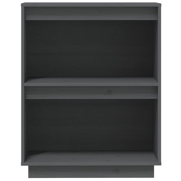 Konsolbord grå 60x34x75 cm massiv furu