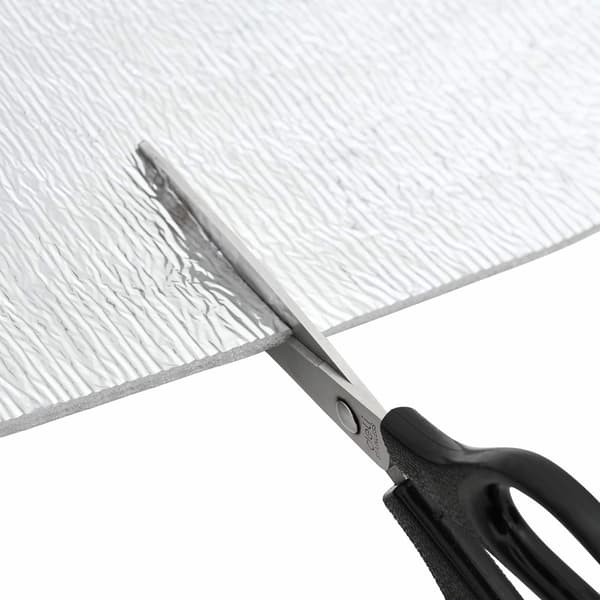 Värmereflektor för element Silver 5 x 0,5 m polyeten