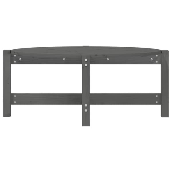 Soffbord grå 87x48x35 cm massiv furu