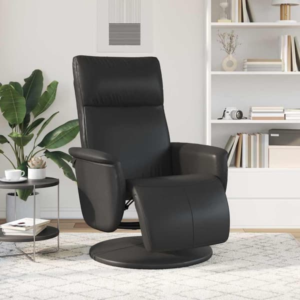 Massagefåtölj Svart Konstläder