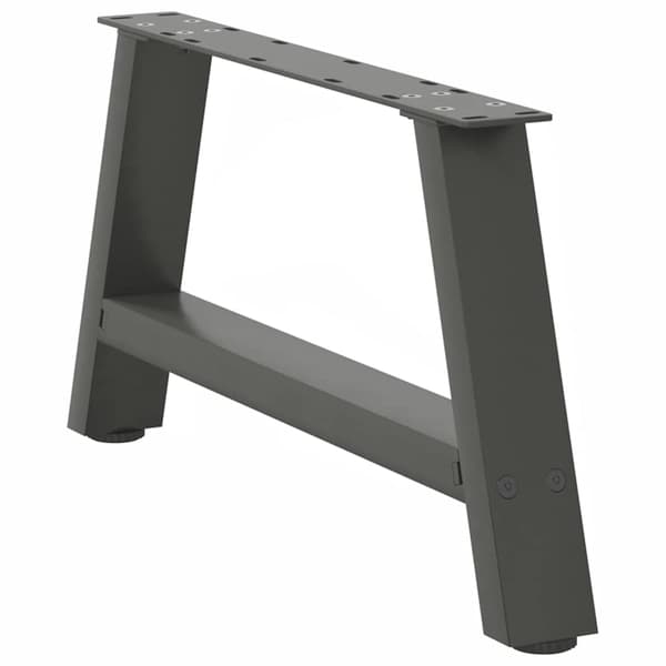 Soffbordsben A-formade 2 st antracit 60x(30-31) cm stål