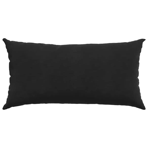 Sofakuddar 2 pcs Svart 80 x 40 cm Kordread tyg