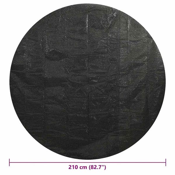 Poolskydd svart 210 cm PE