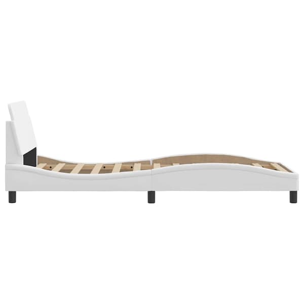 Bed Frame "Dover" White 80x200 cm Faux Leather