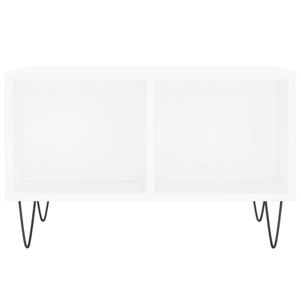 Soffbord vit 60x50x36,5 cm konstruerat trä