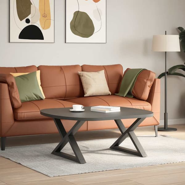Soffbordsben 2 st antracit 70x(42-43,3) cm stål