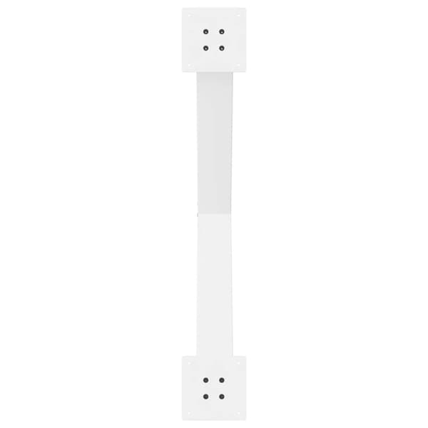 Matbordsben X-formade 2 st vita 90x(72-73) cm stål