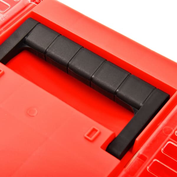 Verktygslåda plast 462x256x242 mm röd