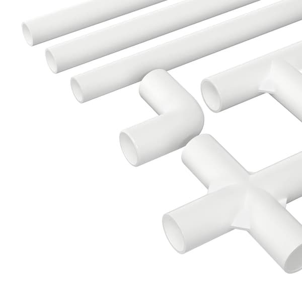 PVC Rör 29 pcs Vit PP och PE