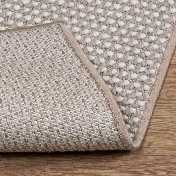 Områdesmattor Rektangulär LUGO Taupe 120 x 170 cm Polyester