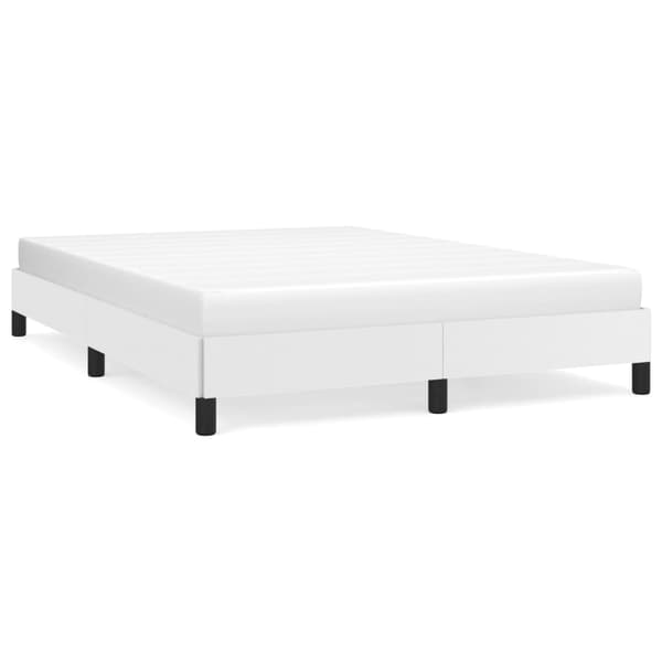 Sängram vit 140x190 cm konstläder
