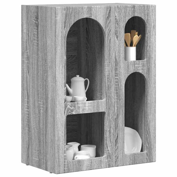 Sideboard Grå Sonoma 59 x 35 x 80.5 cm Konstruerat trä