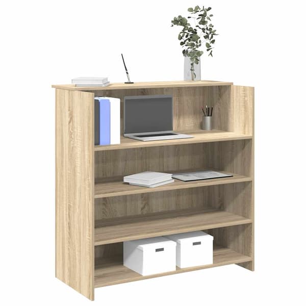 Receptionsdisk Sonoma Ek 100x50x103,5 cm konstruerat trä