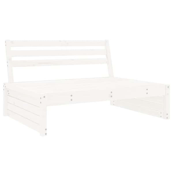 Mittensoffa vit 120x80 cm massiv furu