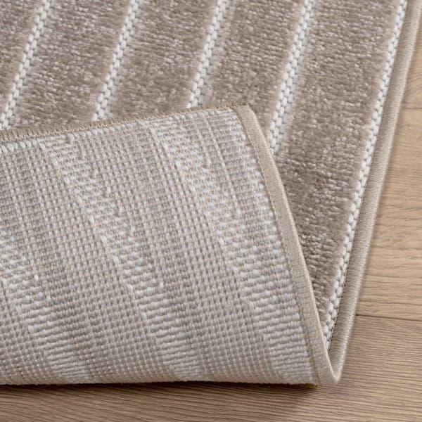 Områdesmattor Rektangulär PALMERAS Beige 280 x 200 cm Polyester