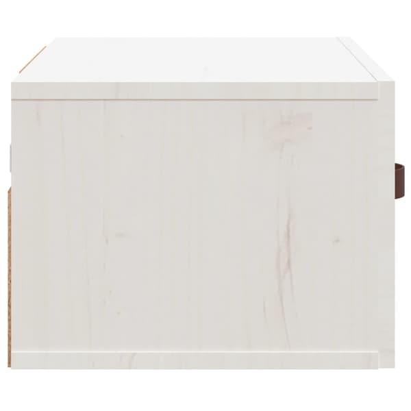 Väggmonterade sängbord vit 40x29,5x22 cm