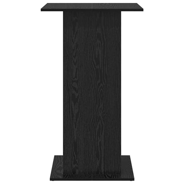 Barbord 60 x 60 x 100 cm Konstruerat trä Svart Ek Rektangulär