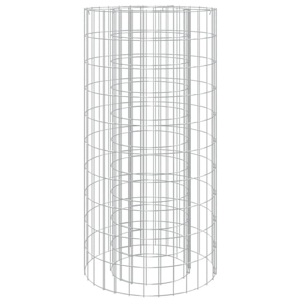 Gabion för eldstad Ø 50 cm galvaniserat järn