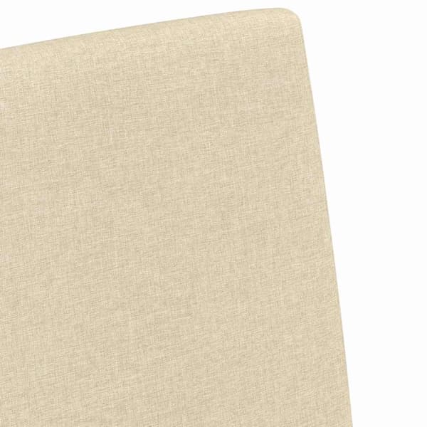 Matstolar 2 pcs Kräm 57 x 67 x 95 cm tyg