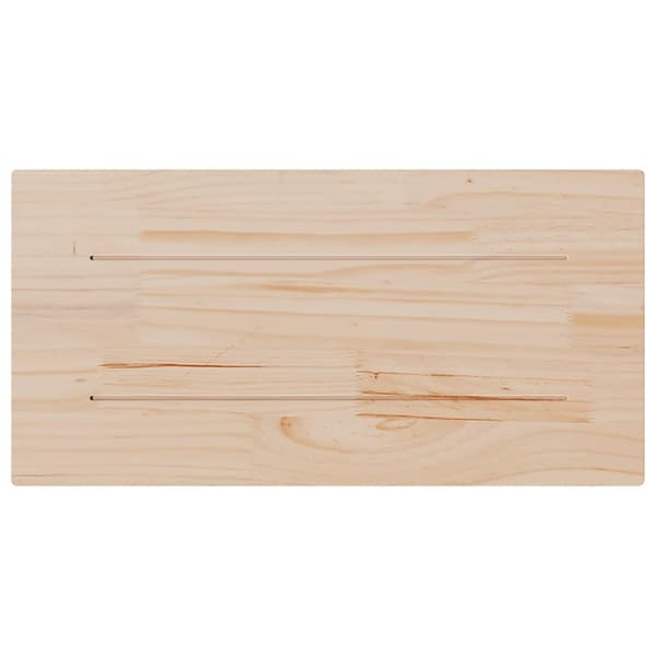 Bordsskivor 2 st 70x35x2,5 cm rektangulär massiv furu