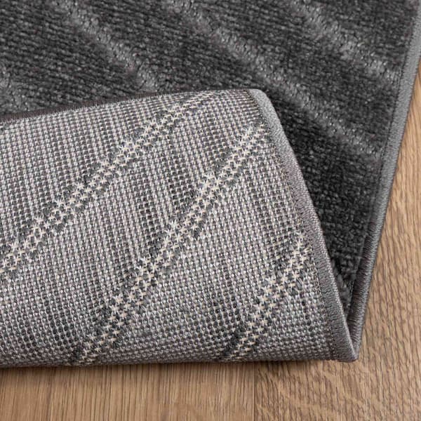 Områdesmattor PALMERAS Antracit 200 x 80 cm Polyester