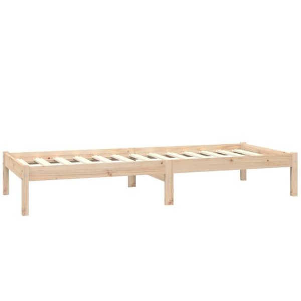 Sängram massivt trä 75x190 cm