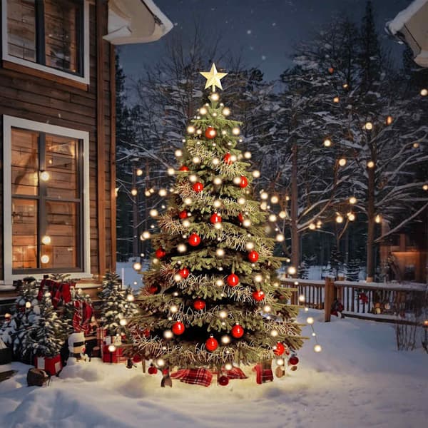 Ljusnät för julgran 180 LED 180 cm