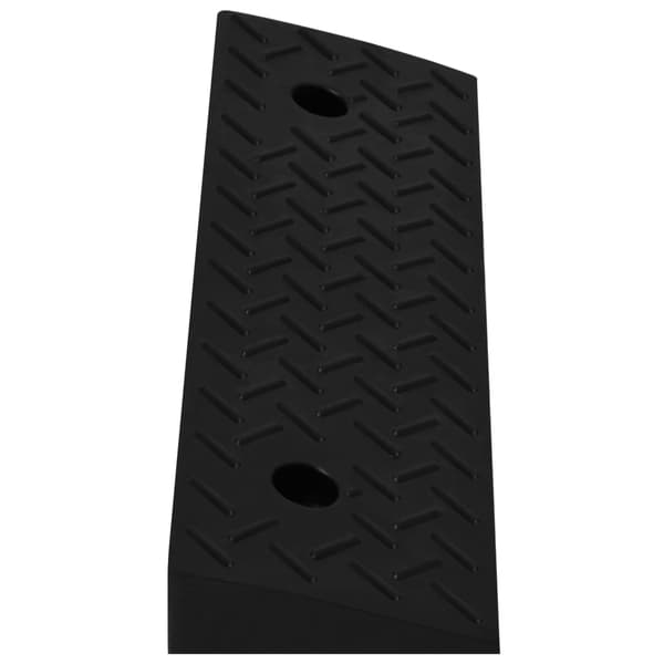Trottoarramper 2 st 50x17,5x5 cm gummi