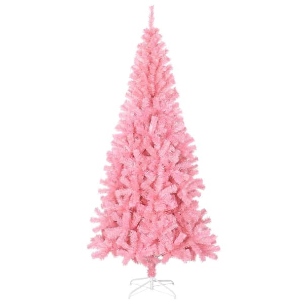 Plastgran med fot rosa 180 cm PVC