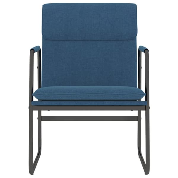 Loungestol blå 55x64x80 cm tyg