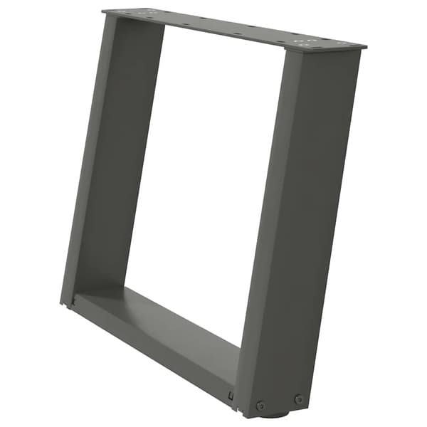 Soffbordsben U-formade 2 st antracit 60x(42-43) cm stål