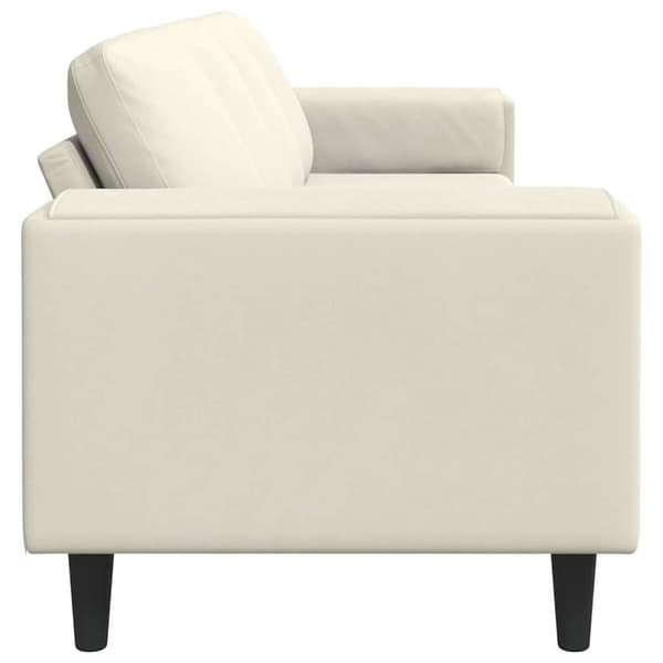 Vardagsrumsoffa Kräm 250 x 77 x 76 cm
