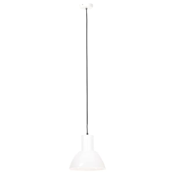 Hänglampa 25 W vit rund 28,5 cm E27