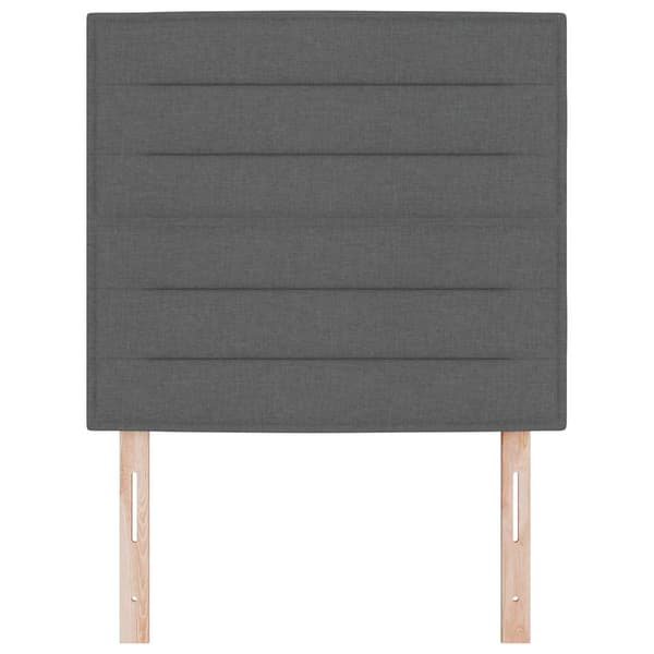 Huvudgavel Mörkgrå 100 cm tyg