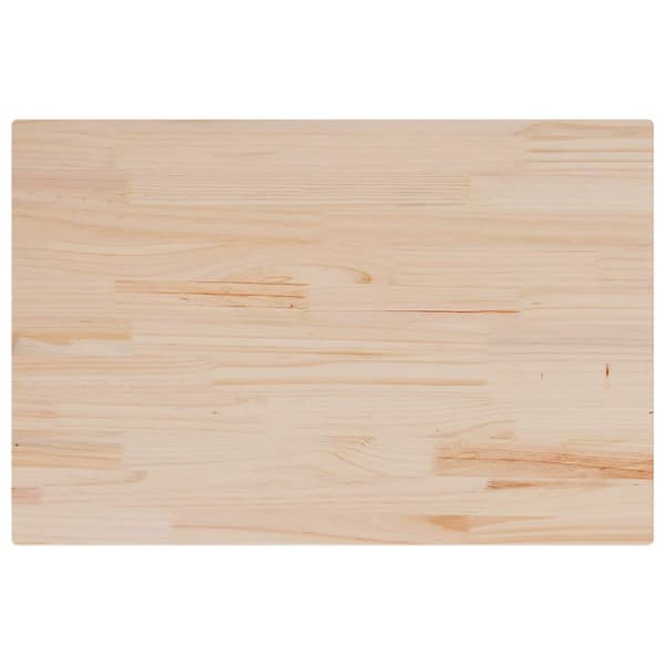 Bordsskiva 80x50x2,5 cm rektangulär massiv furu
