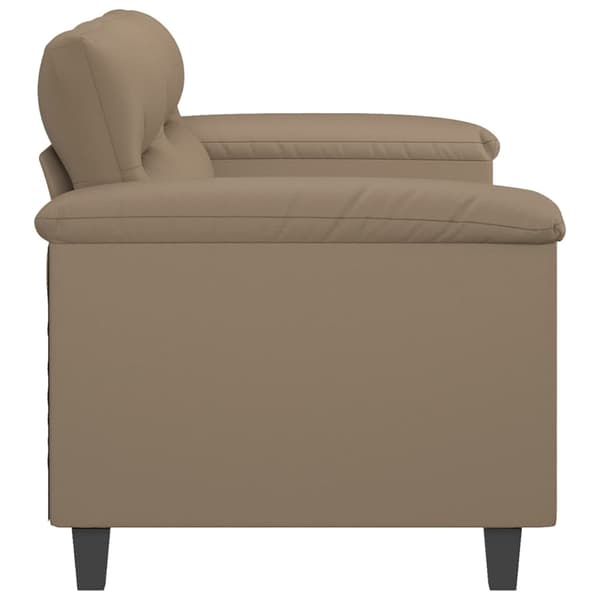 2-sitssoffa cappuccino 140 cm konstläder