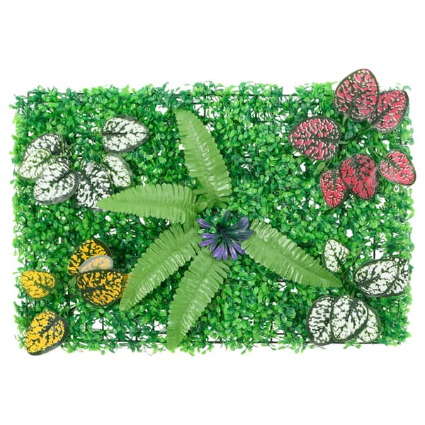 vidaXL Konstväxt växtvägg 6 st grön 40x60 cm